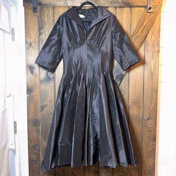 Rickie Freeman Teri Jon Cocktail Retro Fit & Flare Dress - Picture 1 of 4